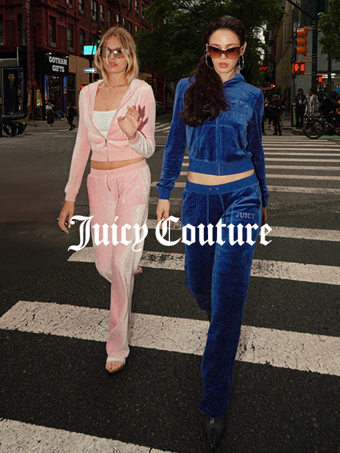 modelki w dresach welurowych Juicy Couture