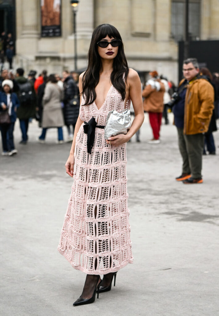 sukienka z paskiem w talii w stylu baletowym