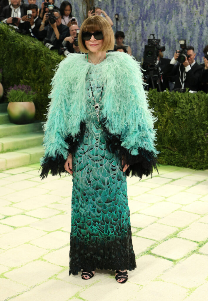 Anna Wintour podczas MET Gali 2026 celebrującej wystawę „Costume Art” w Metropolitan Museum of Art, 4 maja 2026 roku w Nowym Jorku.