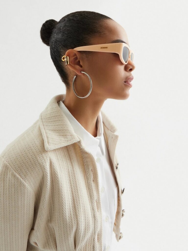 Okulary Jacquemus łososiowe